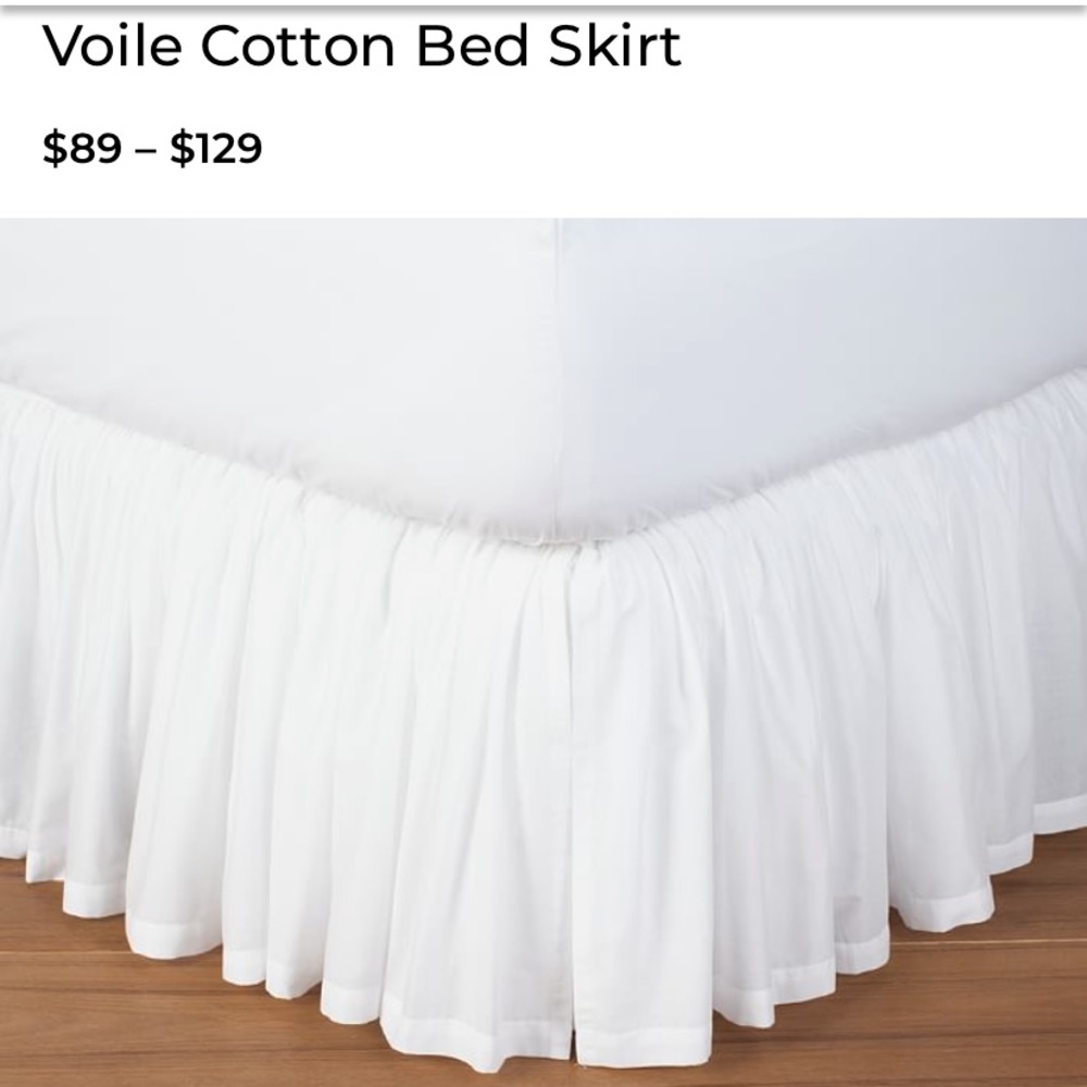 Pottery Barn Voile bed shirt